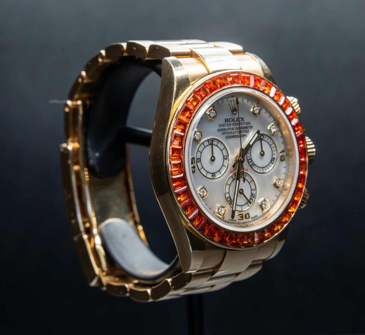 Rolex piedras naranja (4)